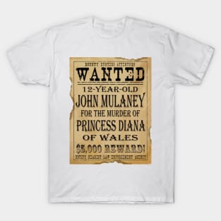 John Mulaney Wanted Poster T-Shirt